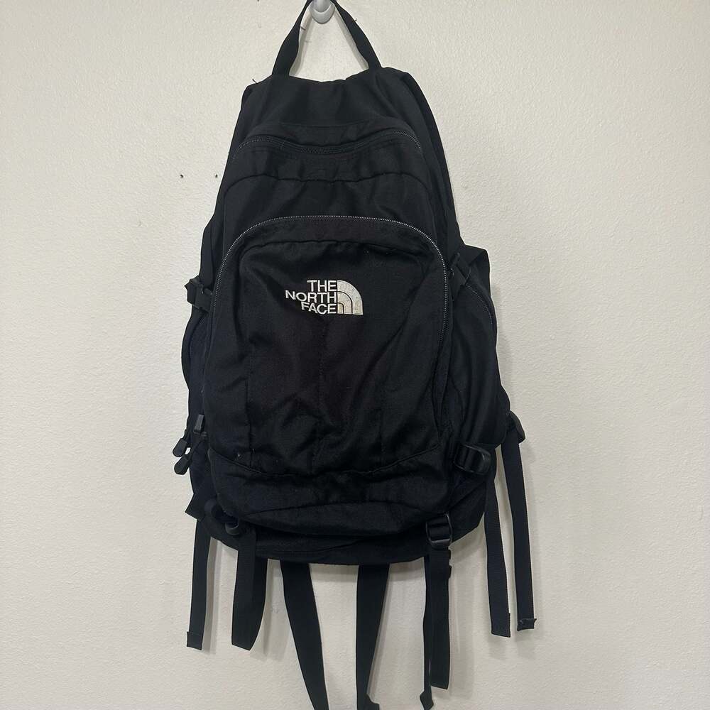 The North Face Hot Shot Backpack Black Hiking Daypack Outdoor Travel TNF